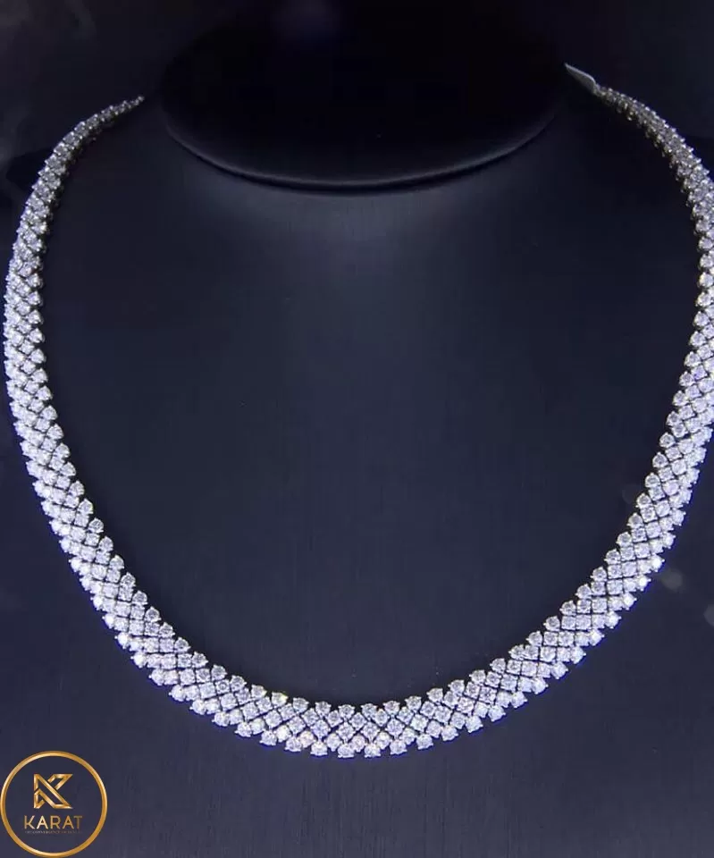 Dây Chuyền Trang Sức Đính Kim Cương