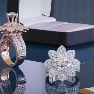 Nhẫn Nữ Vang 10k 14k 18k Kim Cương