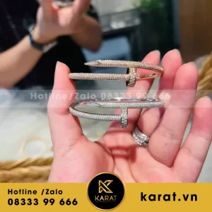 Cartier juste un clou bracelet full diamond