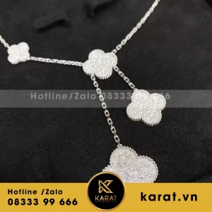 Dây chuyền Van Cleef & Arpels Magic Alhambra Diamond 6 Motif Necklace