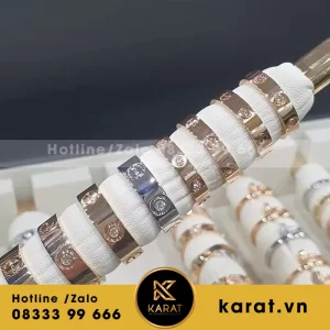 Nhẫn cartier love wedding band nhập hongkong