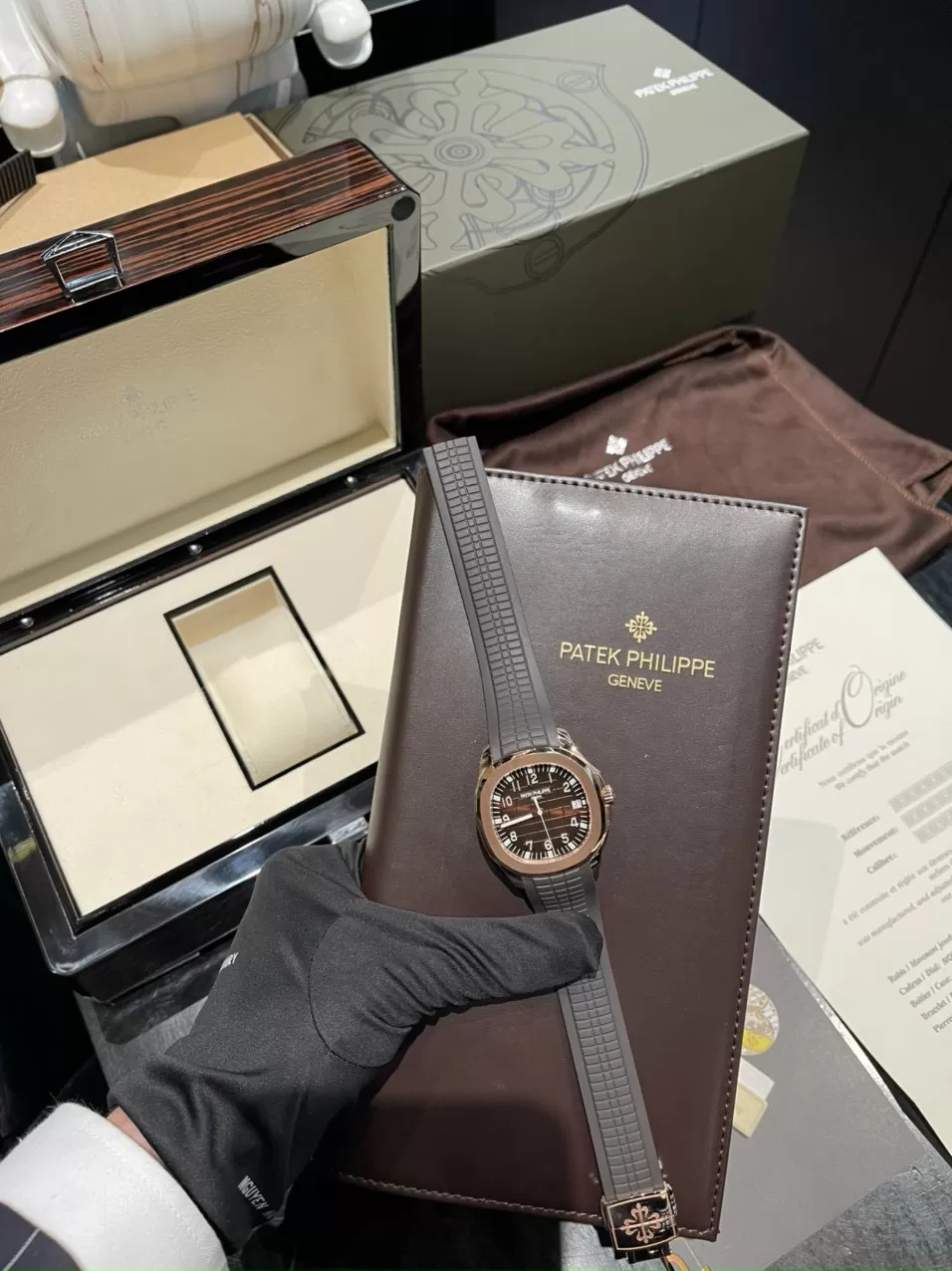 PATEK PHILIPPE AQUANAUT 5167R-001 ROSE GOLD 18K - Ảnh 5