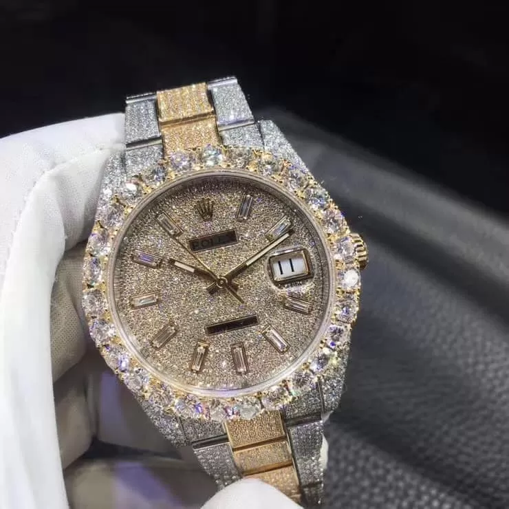 ROLEX DATEJUST 41 126331 FULL KIM CƯƠNG THIÊN NHIÊN - Ảnh 7