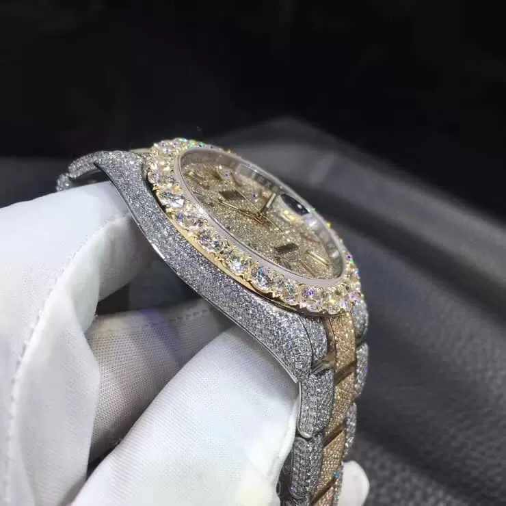 ROLEX DATEJUST 41 126331 FULL KIM CƯƠNG THIÊN NHIÊN - Ảnh 5