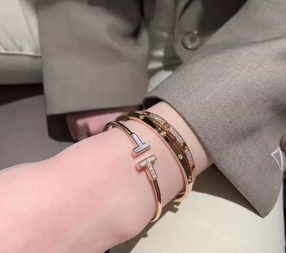 Lắc Tay Cartier Love Rose Gold - Ảnh 4