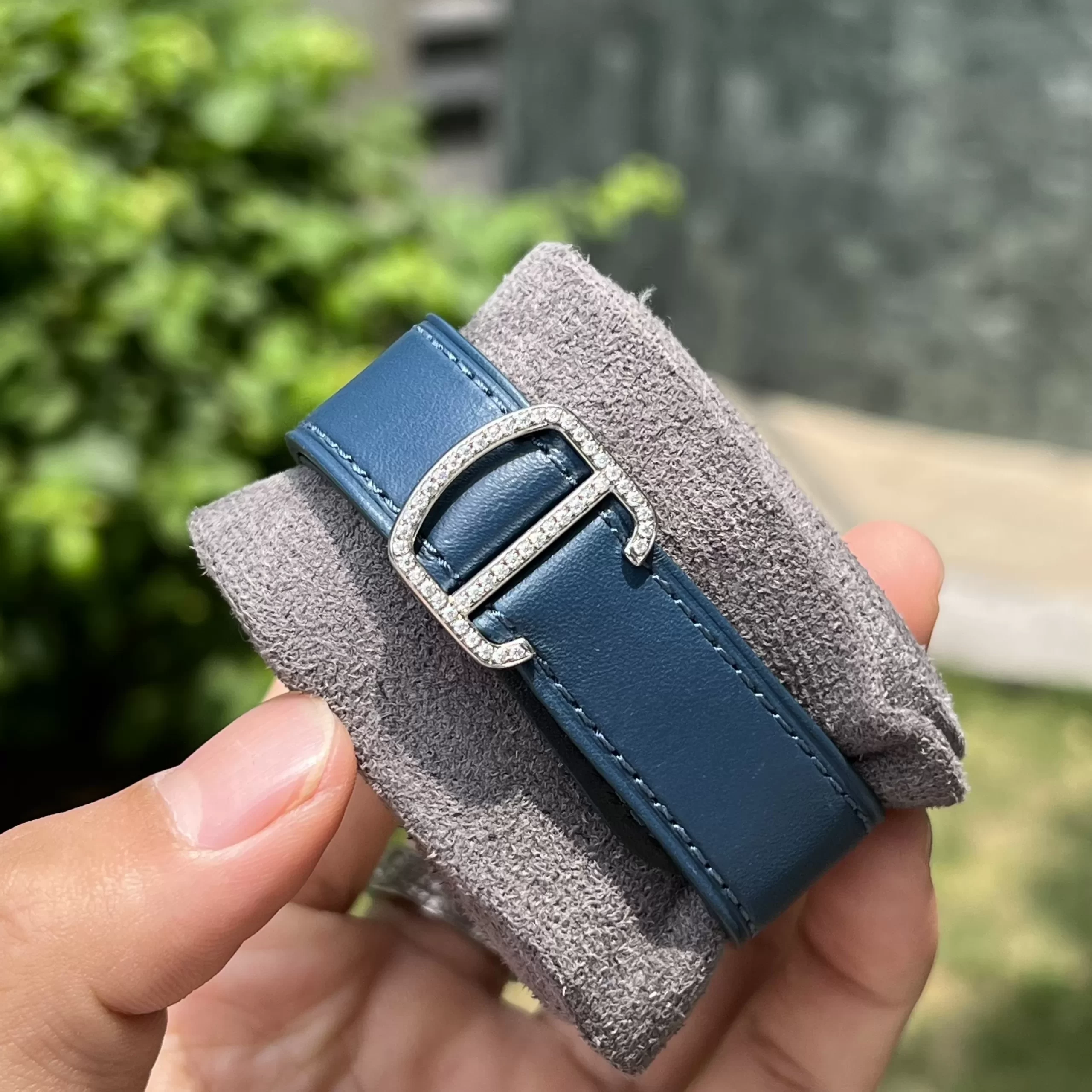 CARTIER SANTOS REP 1:1 FULL DIAMOND - Ảnh 6