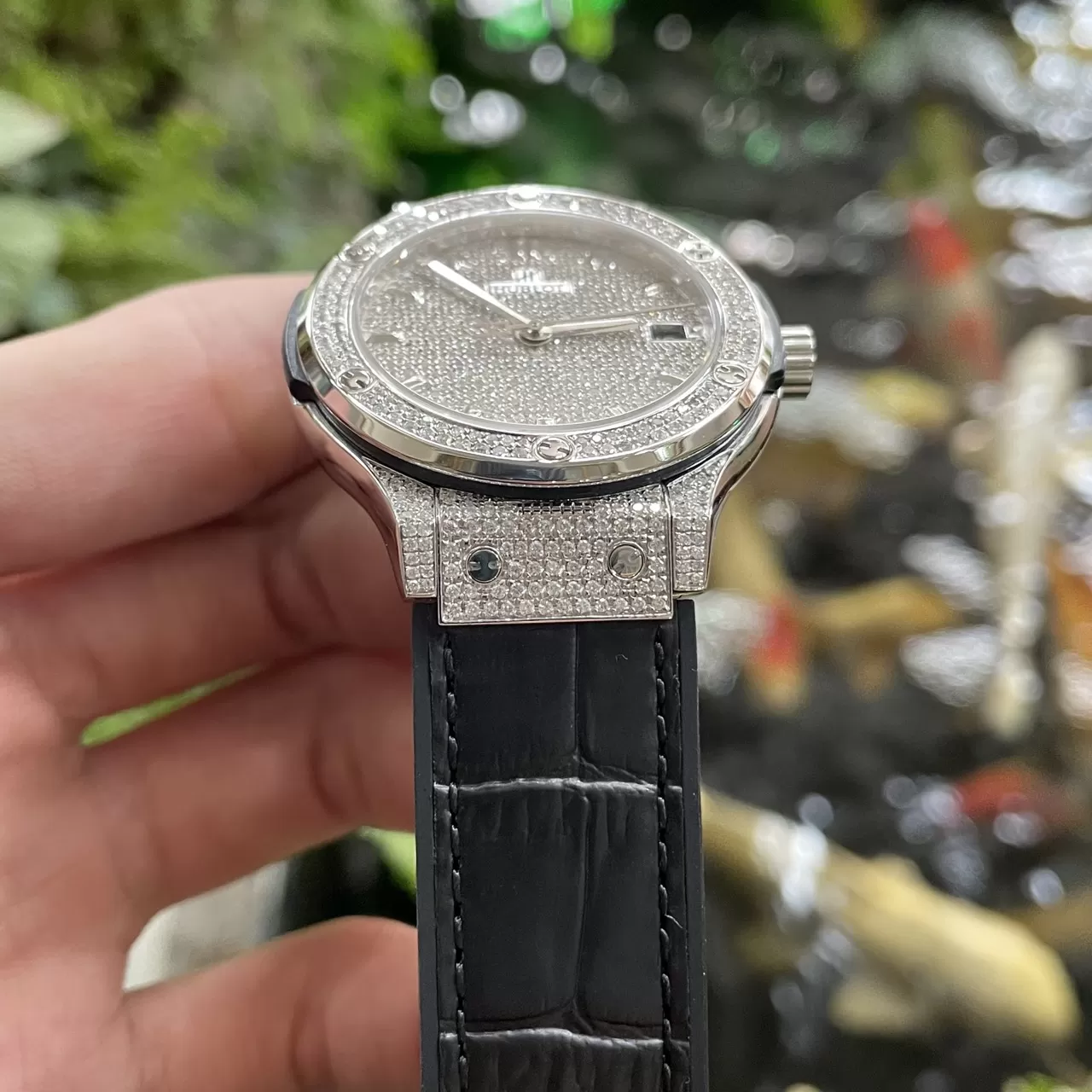 HUBLOT CLASSIC FUSION LIKE AUTH FULL DIAMOND - Ảnh 6