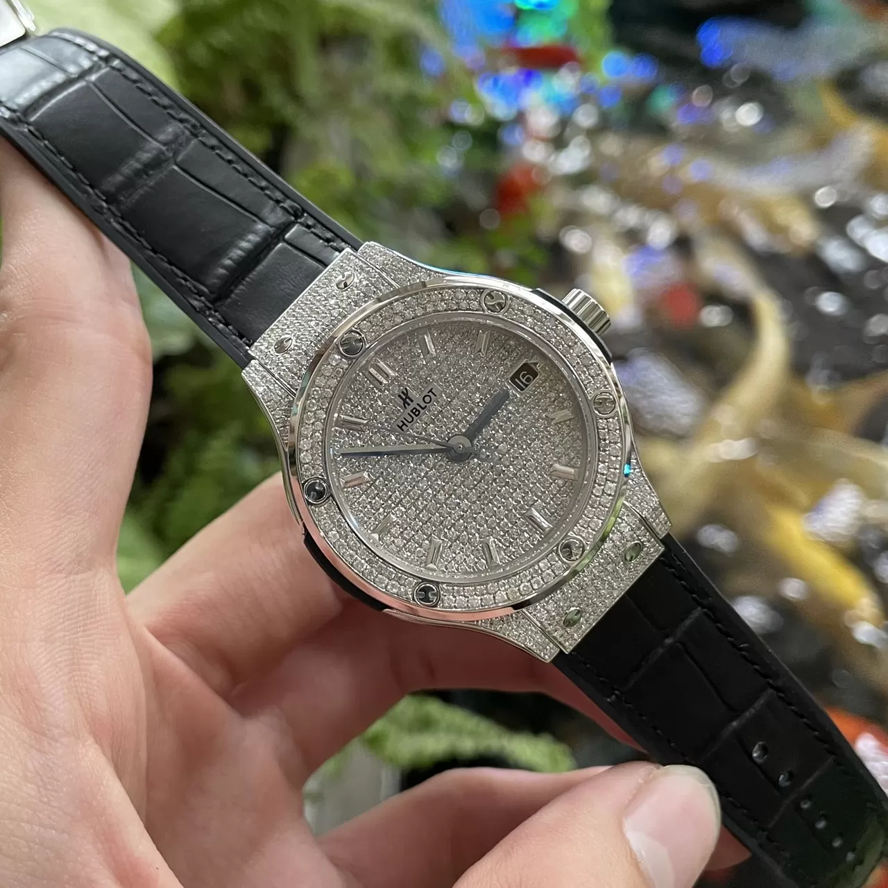 HUBLOT CLASSIC FUSION LIKE AUTH FULL DIAMOND - Ảnh 5