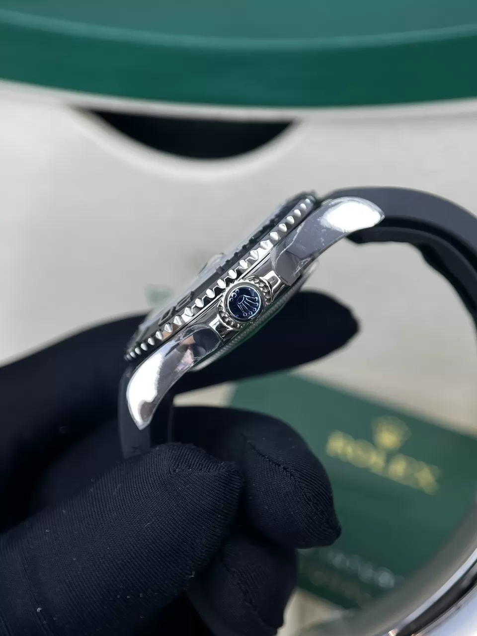 Đồng Hồ Rolex Yacht-Master 1:1 like auth Mặt Số Đen - Ảnh 3