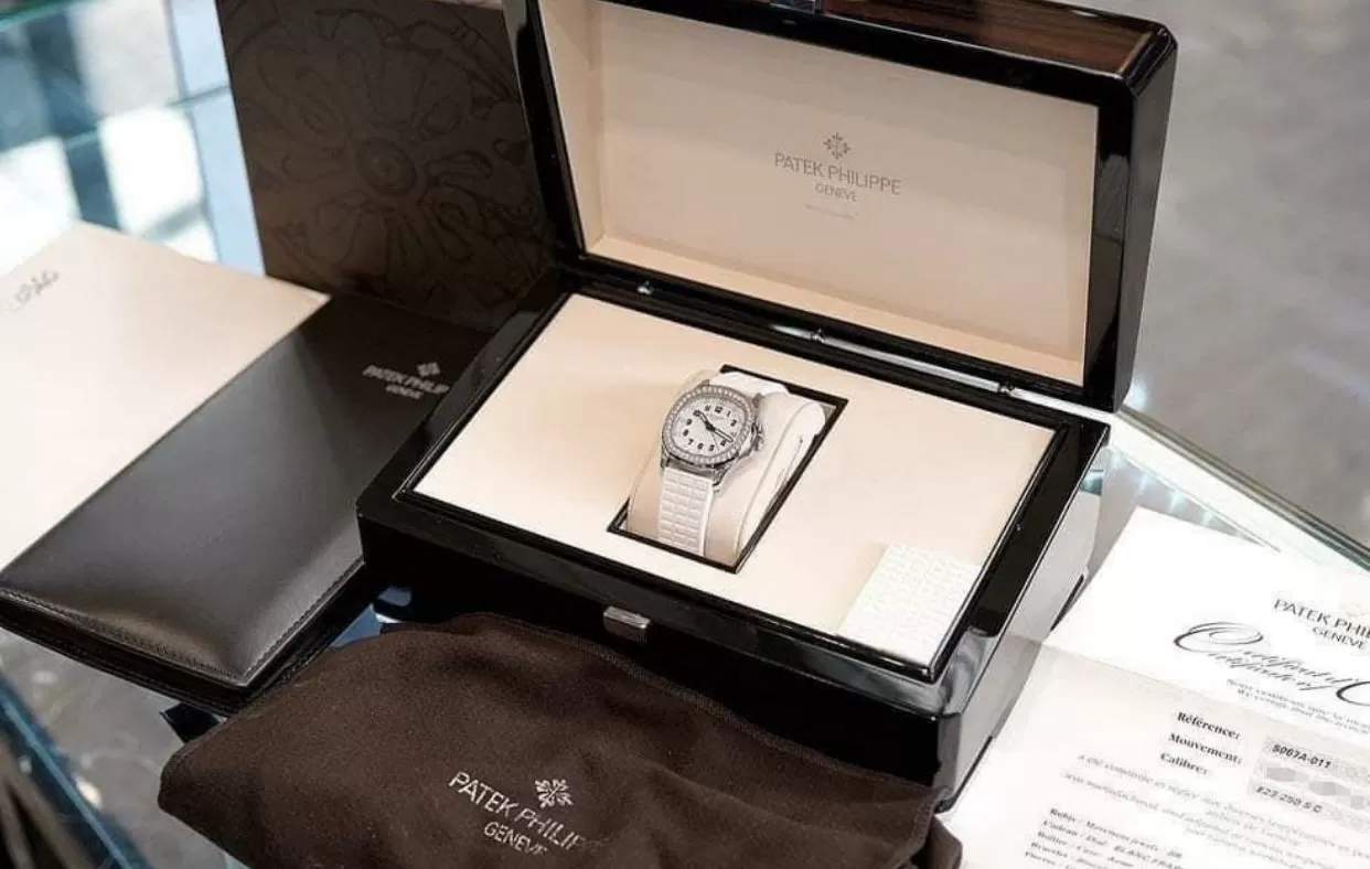 Đồng hồ Patek Philippe nữ 5067 Rep 1:1 Độ viền kim cương - Ảnh 4