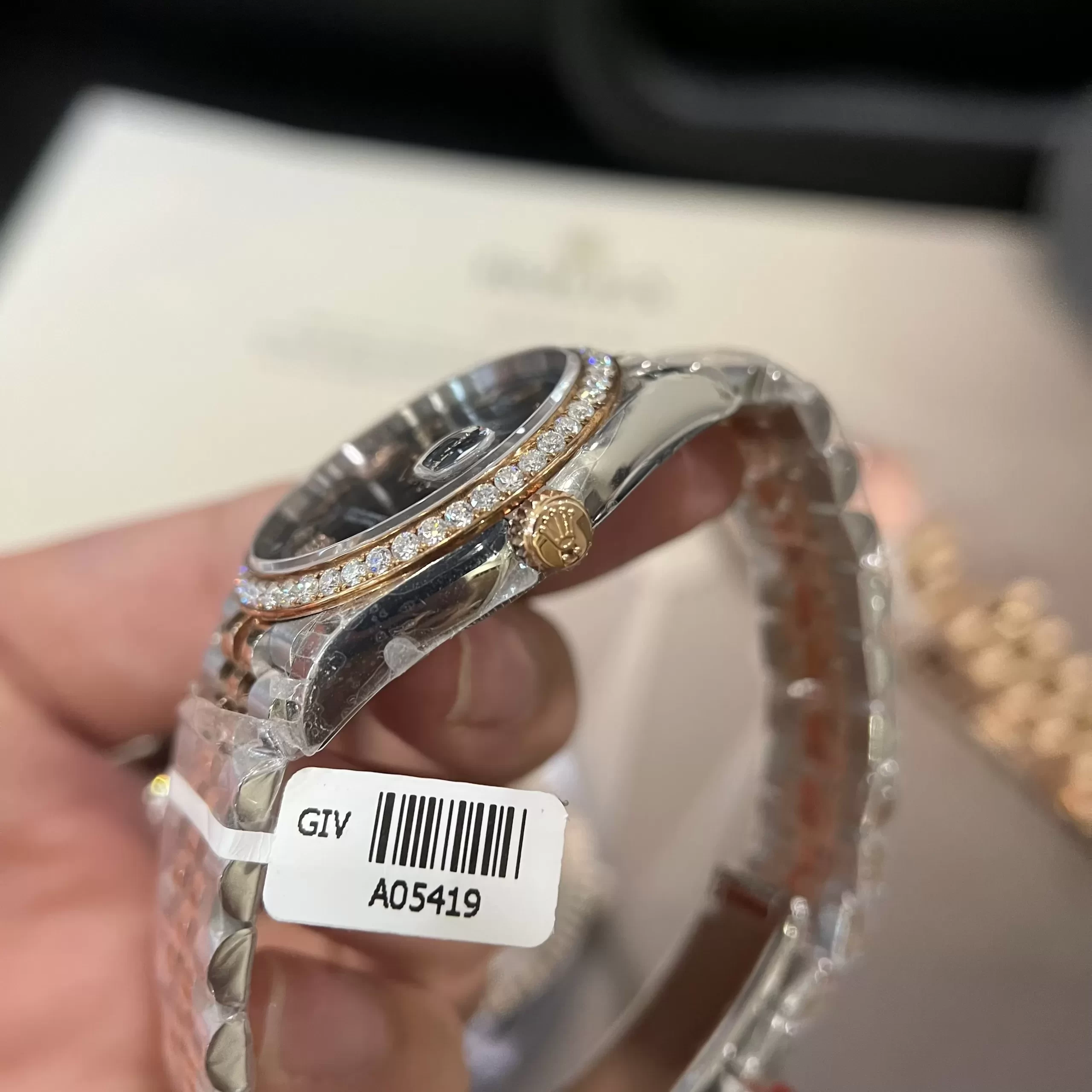 Đồng Hồ Rolex Siêu Cấp 1:1 Datejust 36 126281RBR Mặt Số Rhodium Tối Cọc Số La Mã - Ảnh 6