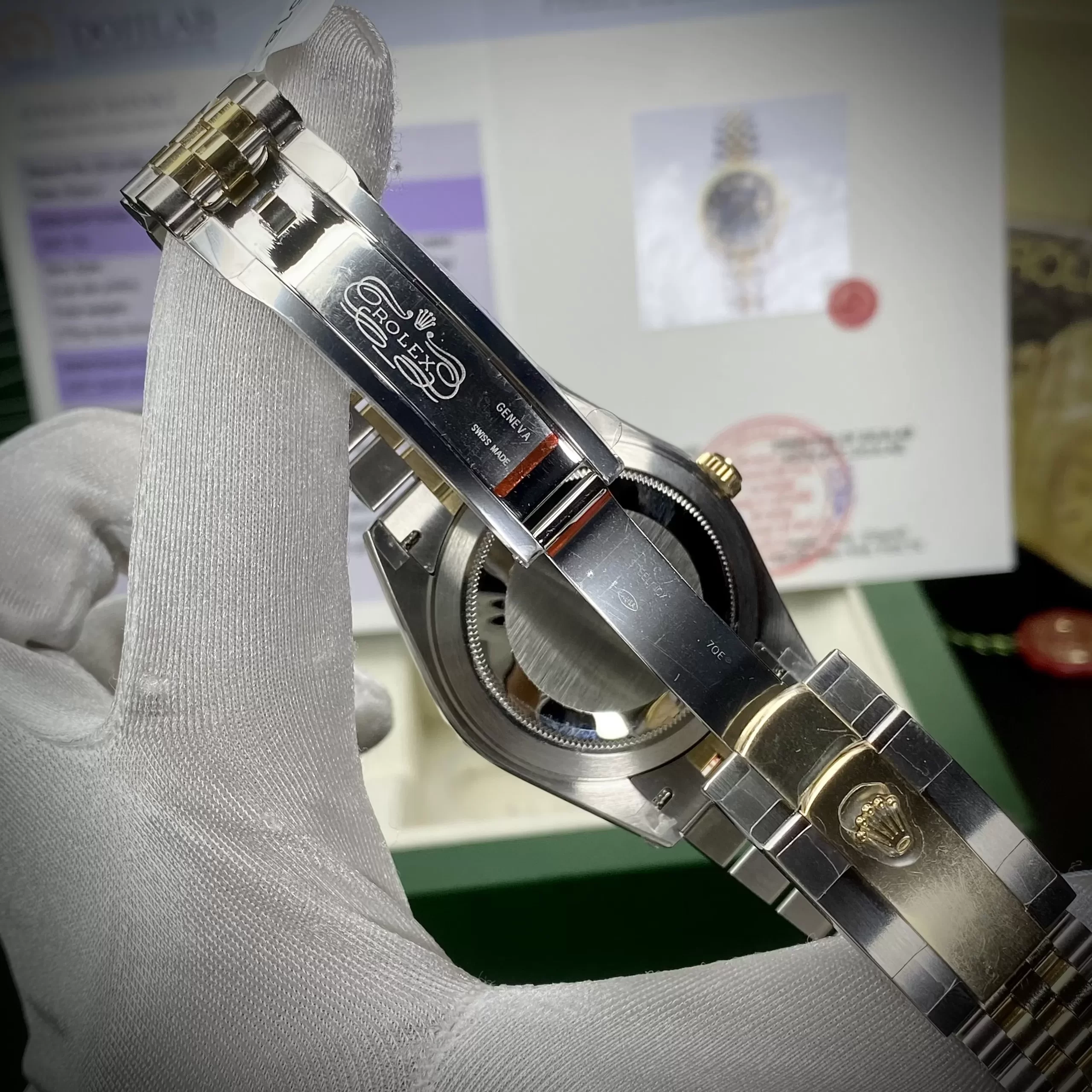 Đồng hồ Rolex Replica 1:1 Datejust 36 126233-0023 Oystersteel và vàng vàng - Ảnh 6