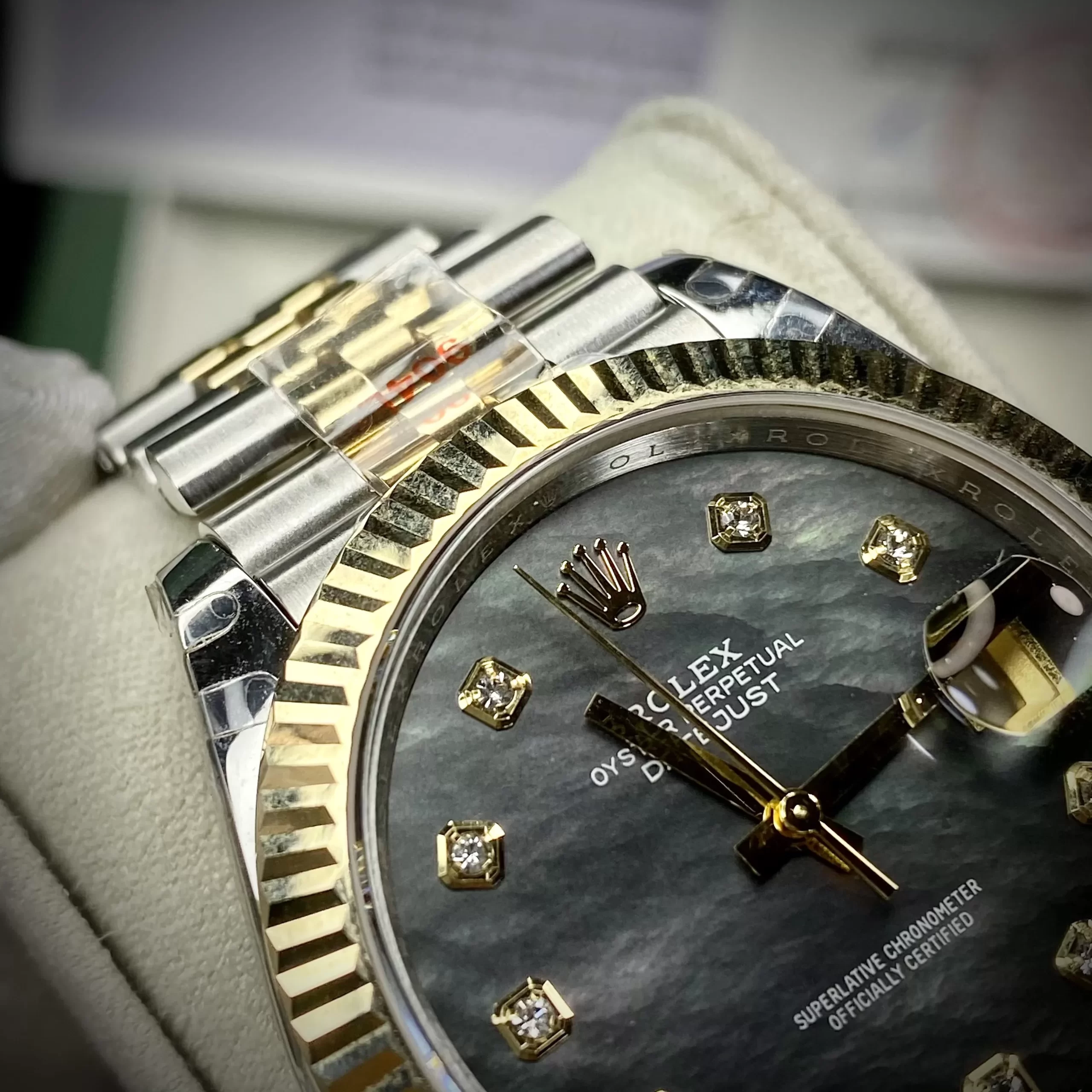 Đồng hồ Rolex Replica 1:1 Datejust 36 126233-0023 Oystersteel và vàng vàng - Ảnh 4