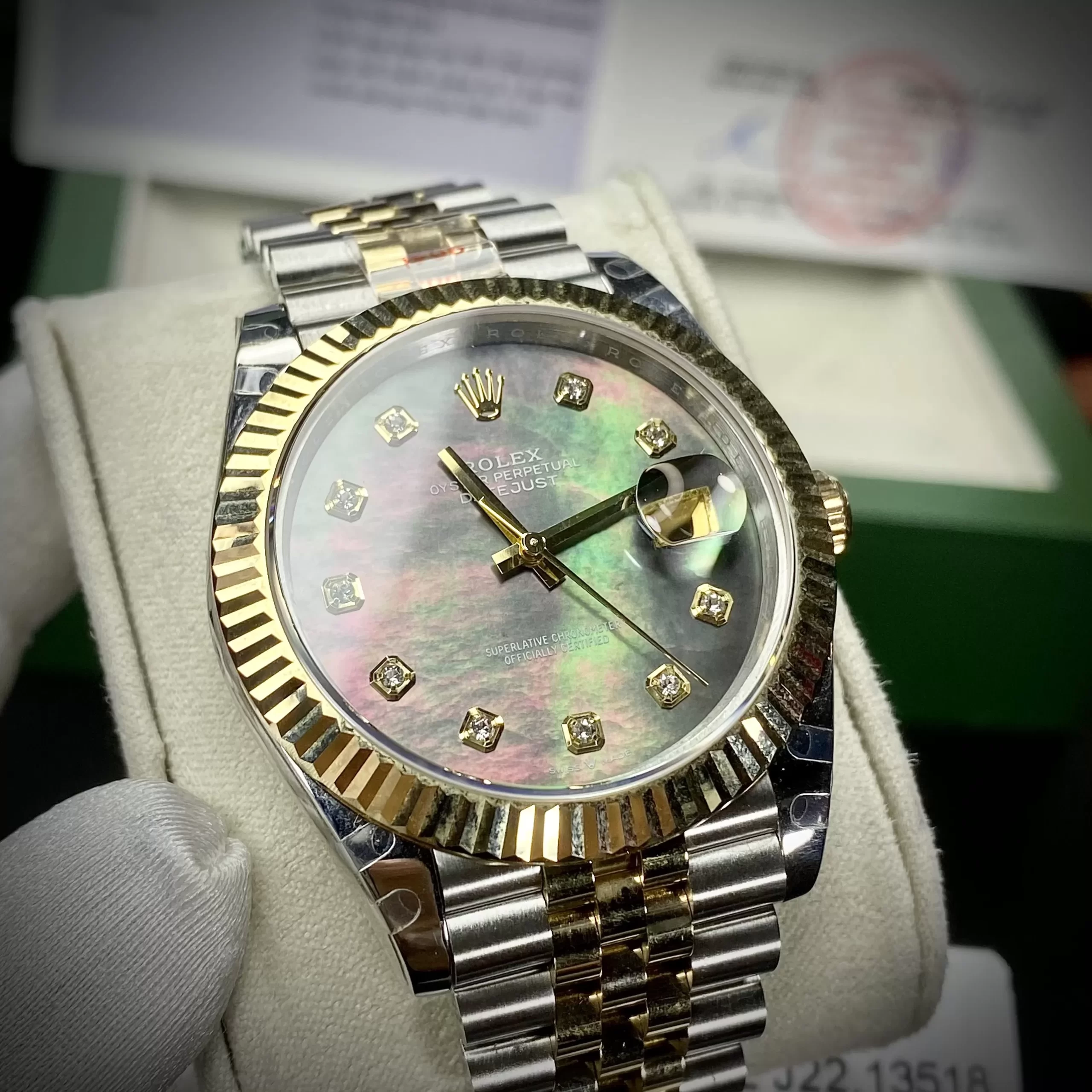 Đồng hồ Rolex Replica 1:1 Datejust 36 126233-0023 Oystersteel và vàng vàng - Ảnh 3
