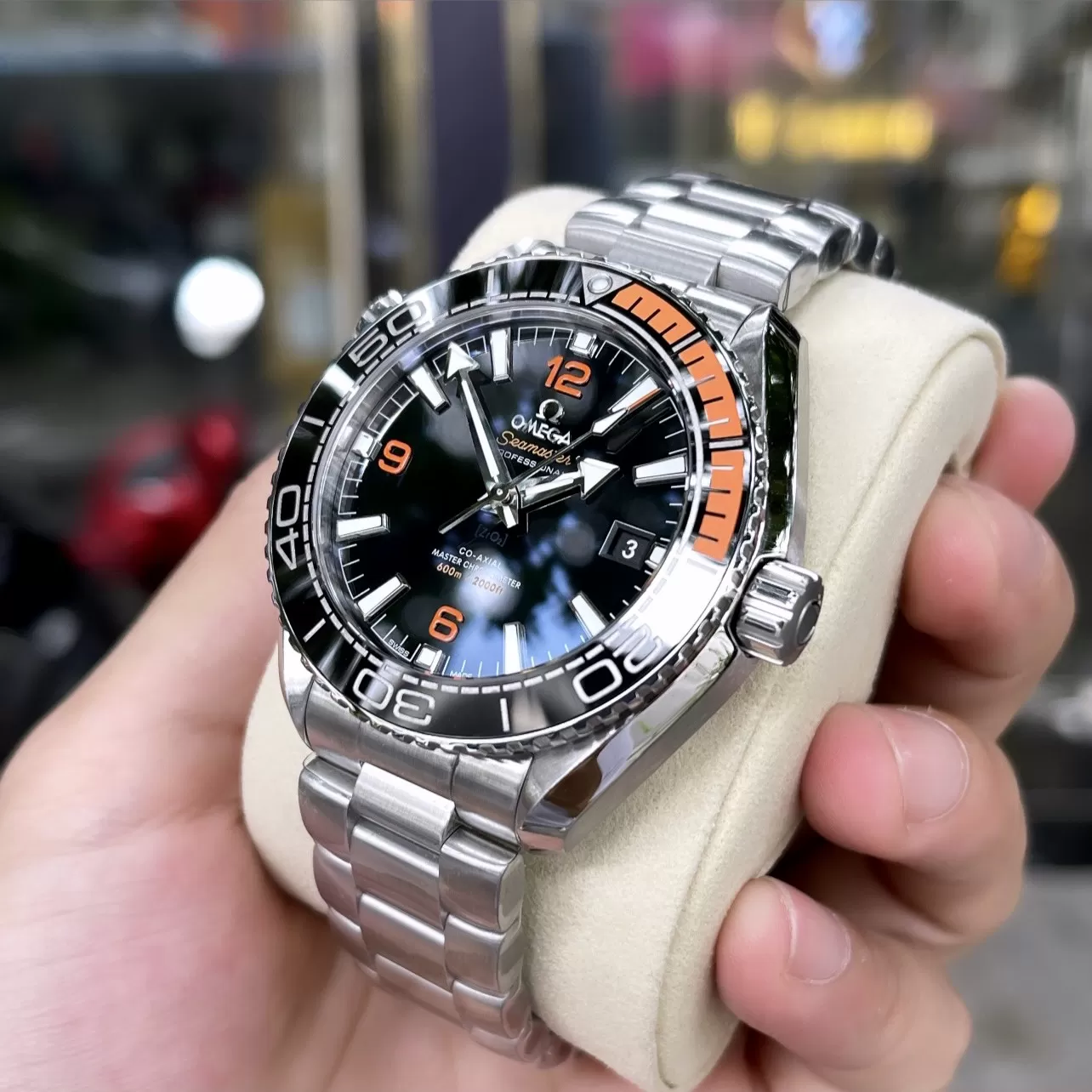 Đồng Hồ Omega Super Fake Planet Ocean 600m Co-Axial Master Chronometer - Ảnh 6