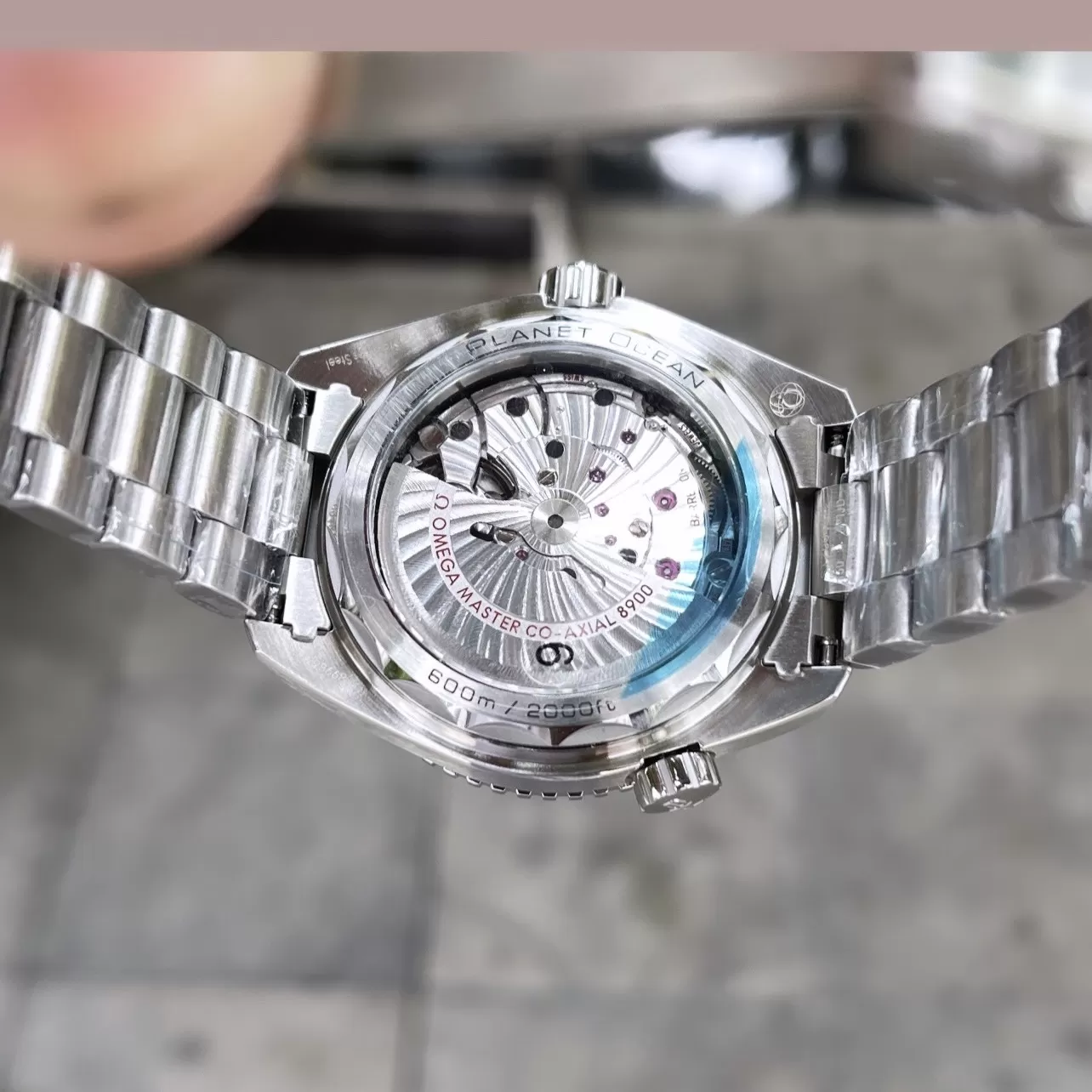 Đồng Hồ Omega Super Fake Planet Ocean 600m Co-Axial Master Chronometer - Ảnh 5
