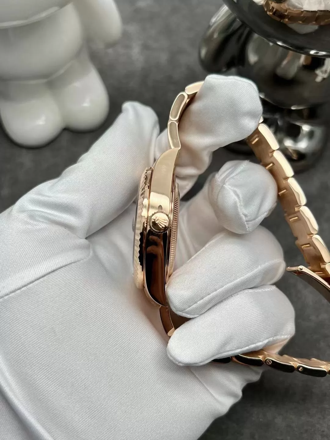 Đồng Hồ Rolex 326938 bk - Sky-Dweller Yellow Gold - Oyster Bracelet vàng khối 18k - Ảnh 8