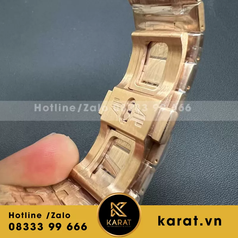 Đồng hồ audemars piguet royal oak 15510or blue dial custom - Ảnh 6