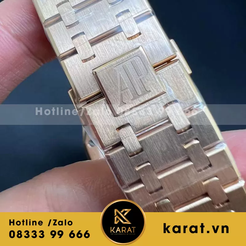 Đồng hồ audemars piguet royal oak 15510or blue dial custom - Ảnh 5