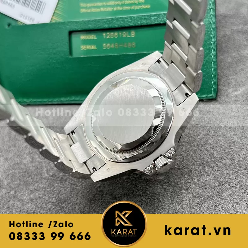 Rolex submariner 116659SABR chế tác vàng trắng blue dial - Ảnh 7