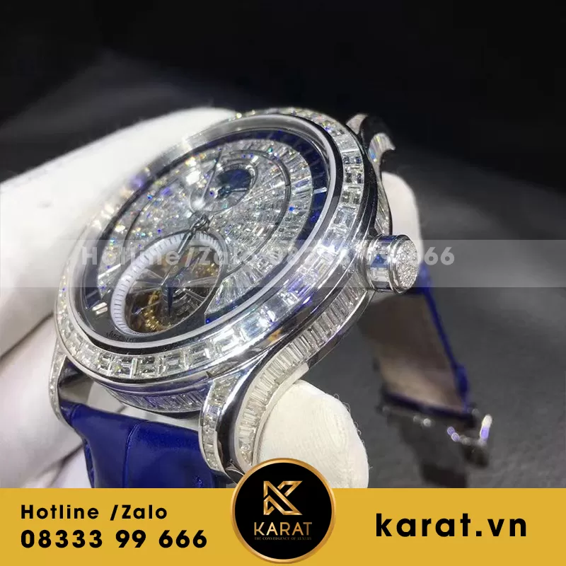 Jeager lecoultre master tourbillon baguette diamond - Ảnh 3