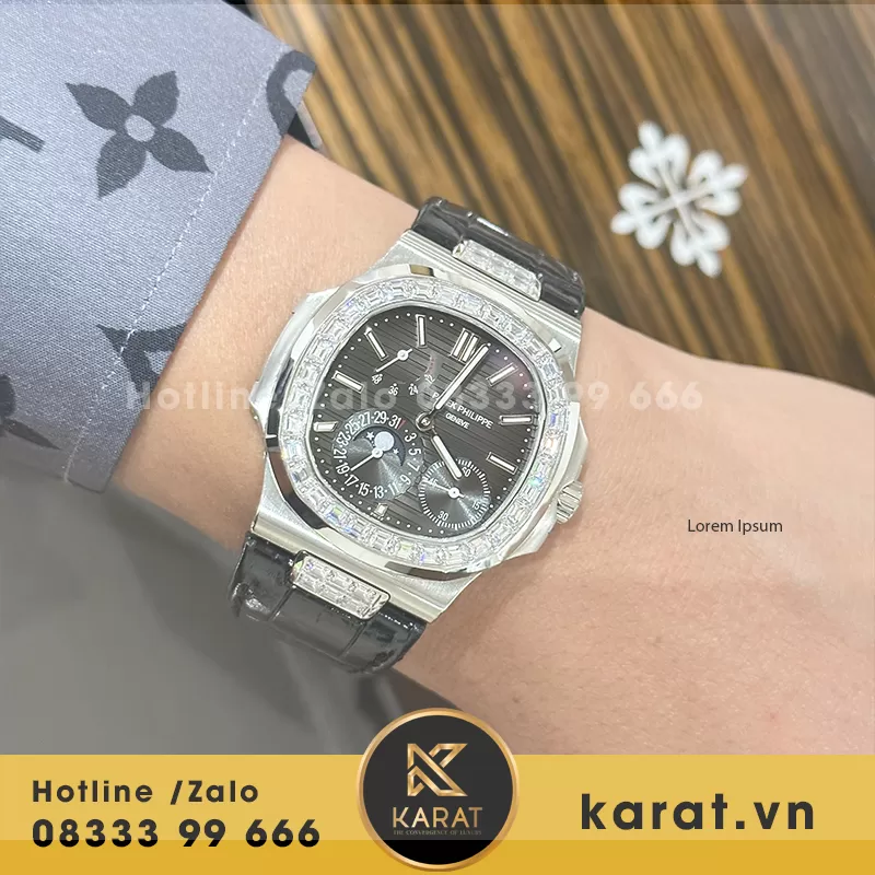 Patek philippe nautilus 5724 gray dial replica - Ảnh 3
