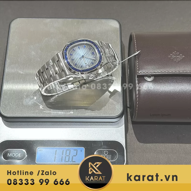 Patek philippe nautilus 5723 saphire mặt tinh chỉnh - Ảnh 4
