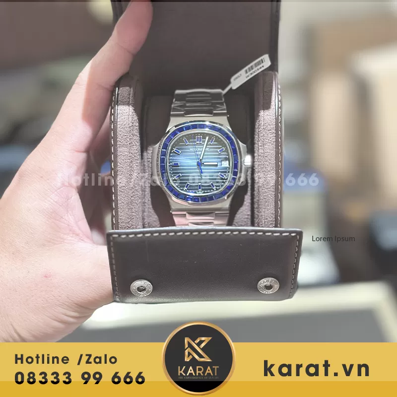 Patek philippe nautilus 5723 saphire mặt tinh chỉnh - Ảnh 3