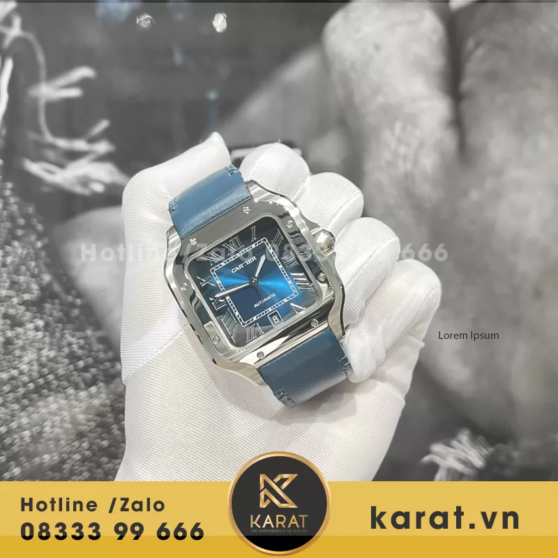 Cartier santos rep 11 - Ảnh 5