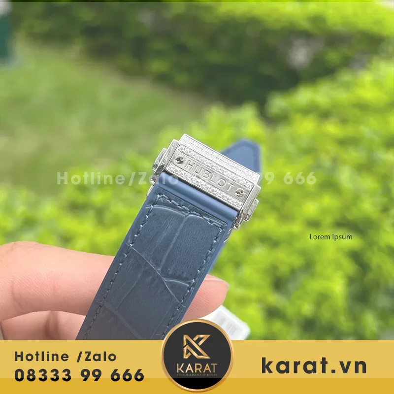 Đồng hồ hublot fusion replica 42mm full moissanite - Ảnh 4