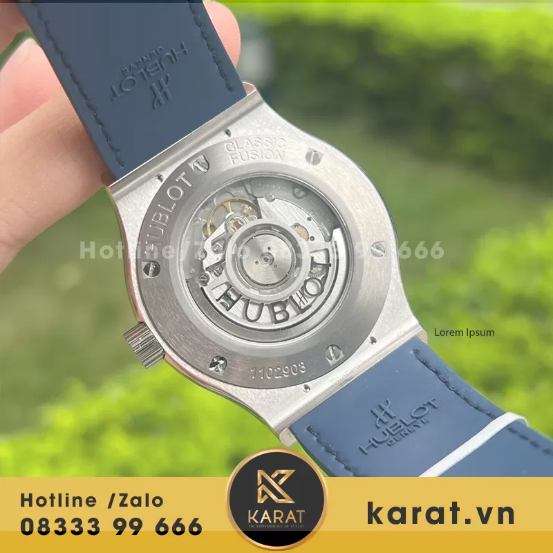 Đồng hồ hublot fusion replica 42mm full moissanite - Ảnh 3