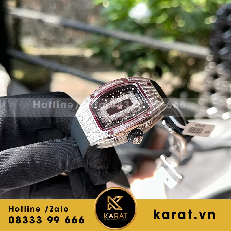 Richard mille RM07-01 full diamond - Ảnh 5