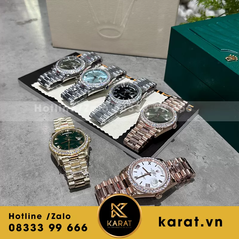Đồng hồ rolex daydate replica 166g - Ảnh 3