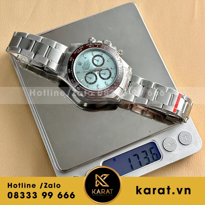 Rolex Cosmograph Daytona iceblue m126506 phiên bản VIP trọng lượng ~177 gram siêu nét - Ảnh 5