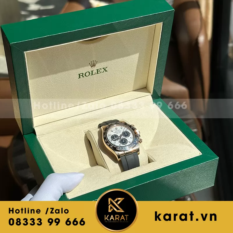 Đồng hồ rolex daytona độ mặt thiên thạch bọc vàng - Ảnh 5