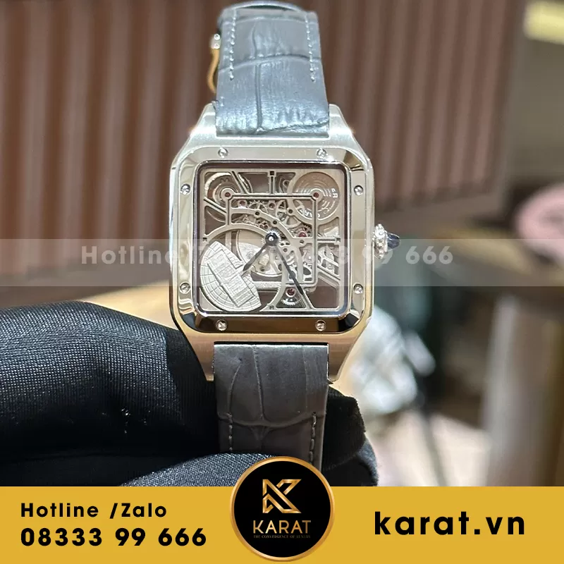 Đồng hồ cartier skeleton - Ảnh 5