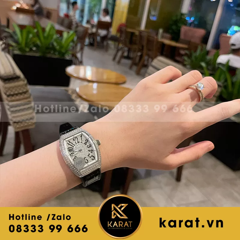 Đồng hồ nữ Frank muller v32 - Ảnh 3