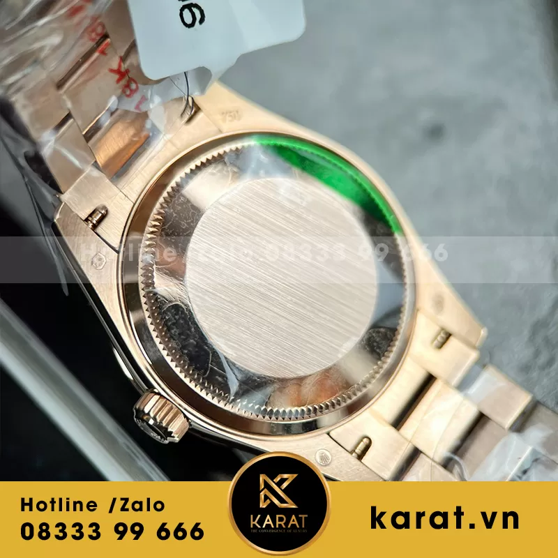 Đồng hồ nữ rolex datejust 31 bọc vàng hồng - Ảnh 4