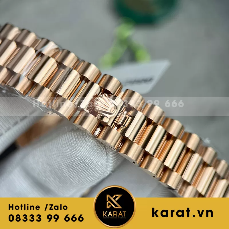 Đồng hồ nữ rolex datejust 31 bọc vàng hồng - Ảnh 3