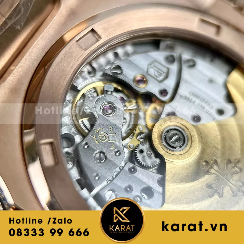 Đồng hồ patek philippe nautilus 5711 độ full moissanitte - Ảnh 4