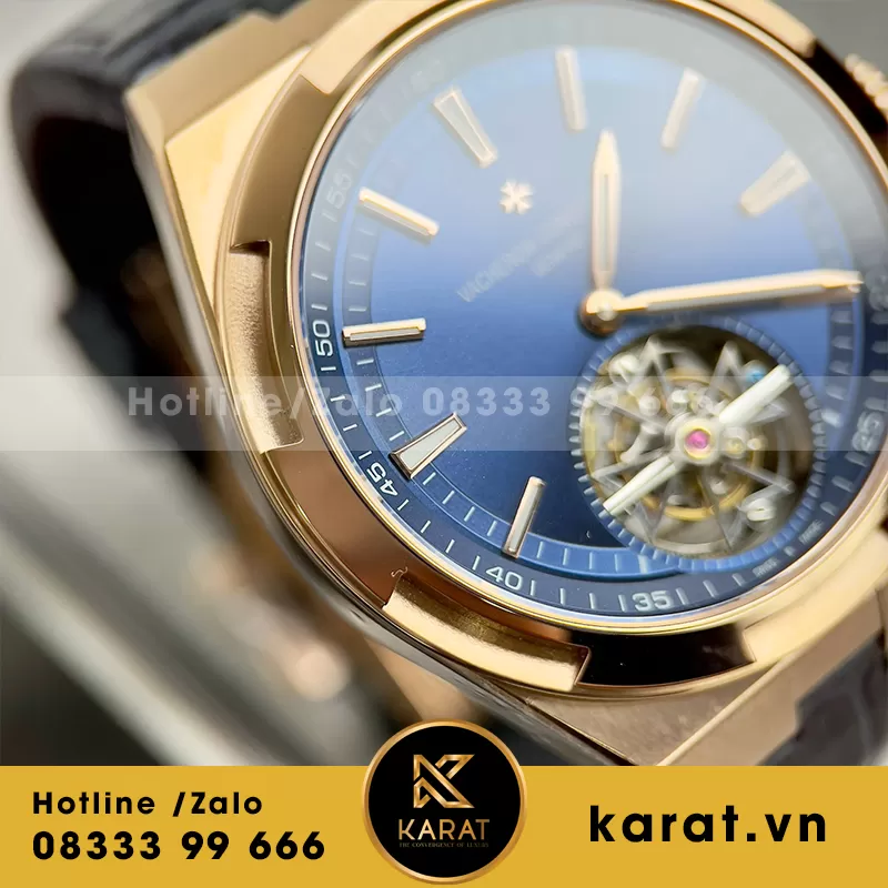 Vacheron Constantin Overseas Tourbillon 6000V Dây Da - Ảnh 7