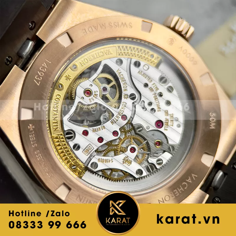 Vacheron Constantin Overseas Tourbillon 6000V Dây Da - Ảnh 6