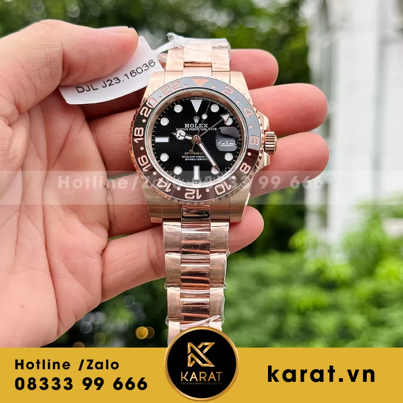 Đồng hồ rolex fake bọc vàng 18k - Ảnh 5