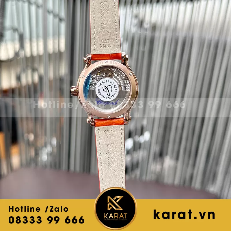 Đồng hồ nữ chopard happy sport round - Ảnh 3
