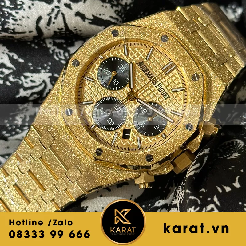 Đồng hồ audemars piguete chronograph 26331 yellow gold - Ảnh 3