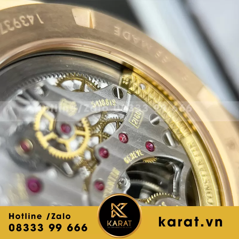 Đồng hồ vacheron consatntin tourbillon bọc vàng fake 11 - Ảnh 4