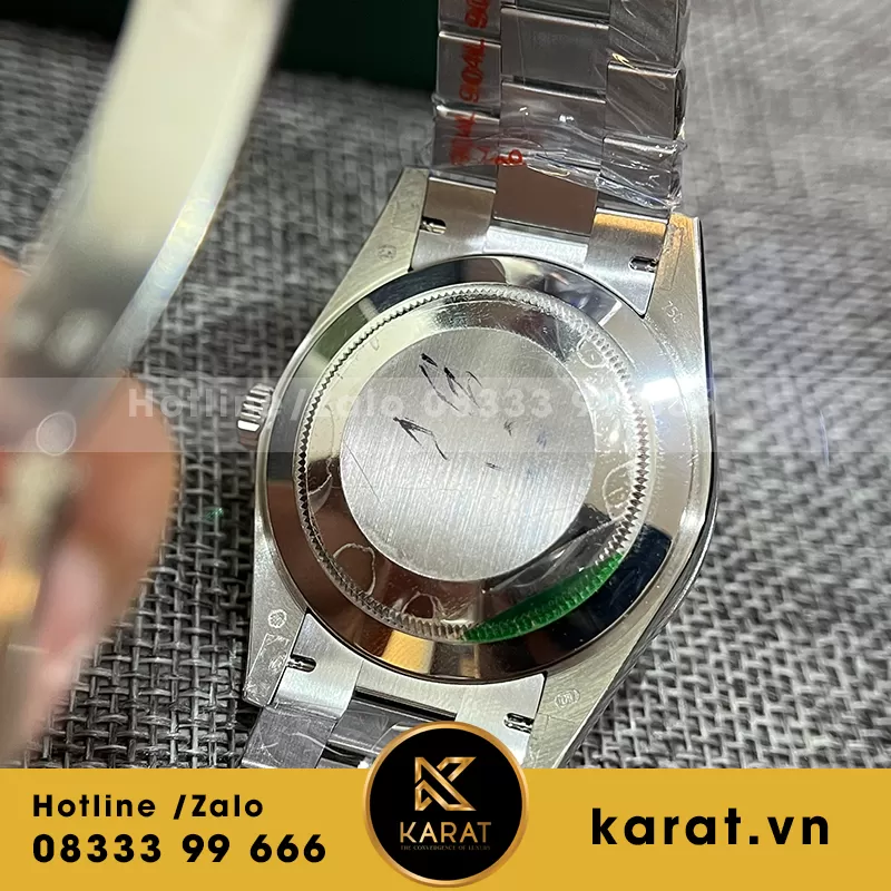 Đồng hồ rolex daydate độ viền moissanite - Ảnh 4