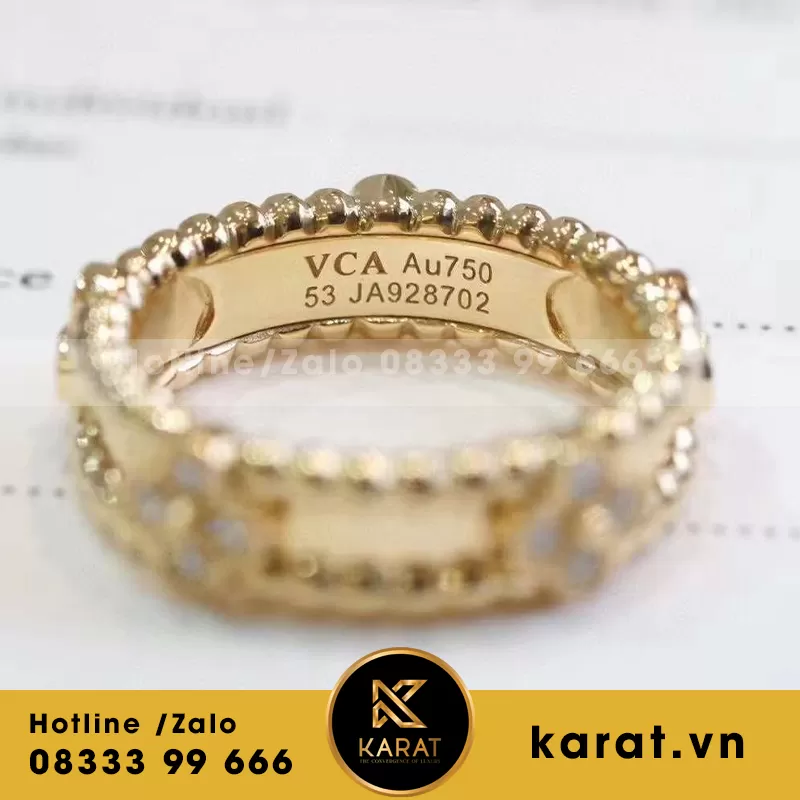 Van Cleef & Arpels Ring 18k yellow gold - Ảnh 3