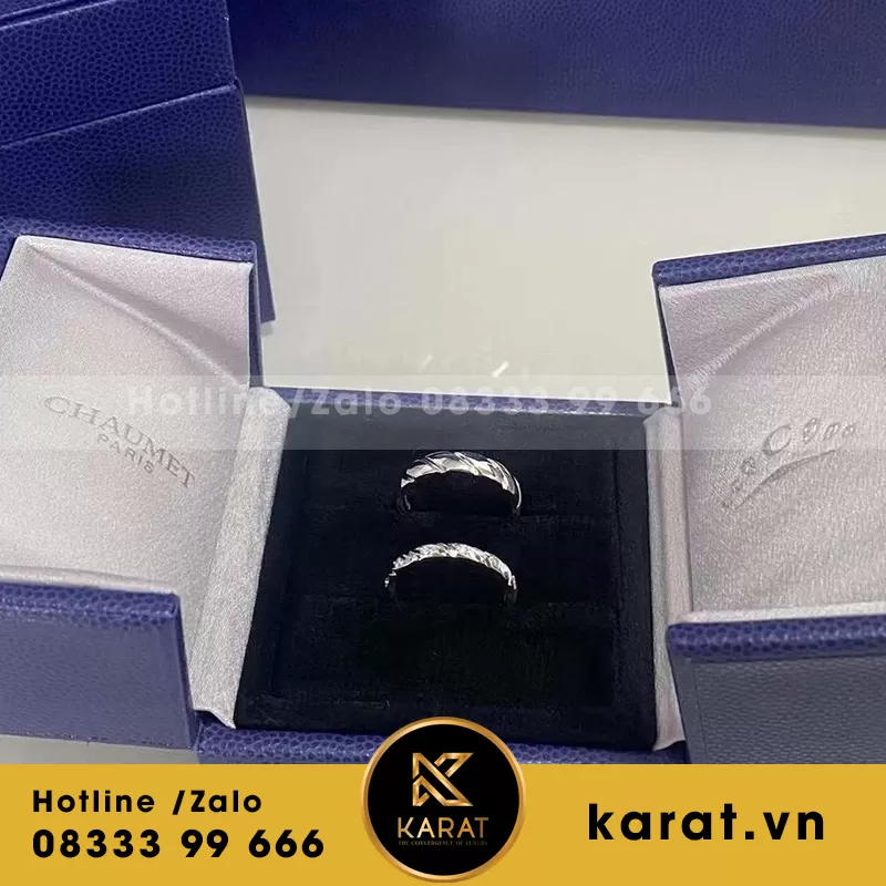 Nhẫn chaumet vàng 18k - Ảnh 3