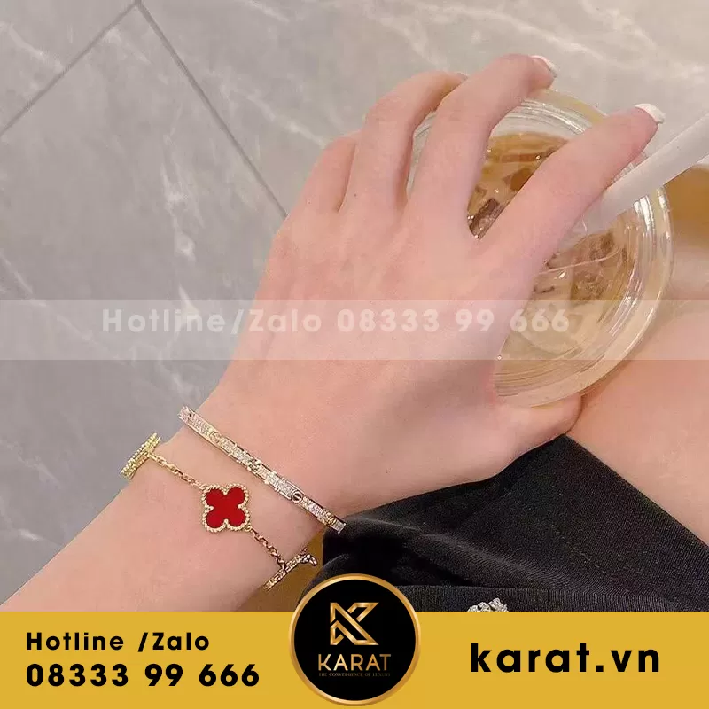 Vòng tay cartier và VCA nhập khẩu - Ảnh 4